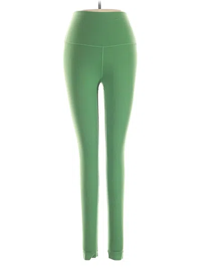 Pre-owned Set Active Active Pants In Green
