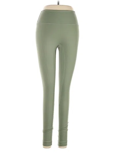 Pre-owned Set Active Active Pants In Green