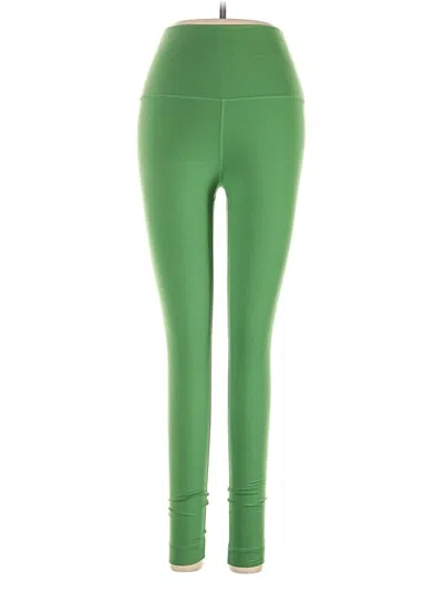 Pre-owned Set Active Active Pants In Green
