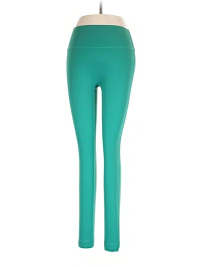 Pre-owned Set Active Active Pants In Green