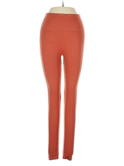 Pre-owned Set Active Active Pants In Orange