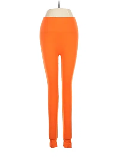 Pre-owned Set Active Active Pants In Orange