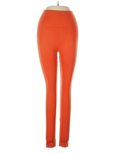 Pre-owned Set Active Active Pants In Orange