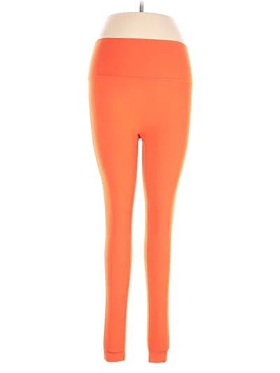 Pre-owned Set Active Active Pants In Orange