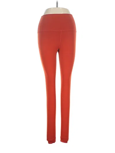 Pre-owned Set Active Active Pants In Orange