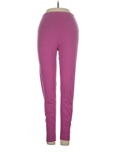 Pre-owned Set Active Active Pants In Purple