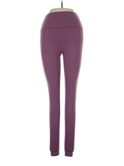 Pre-owned Set Active Active Pants In Purple