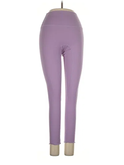 Pre-owned Set Active Active Pants In Purple