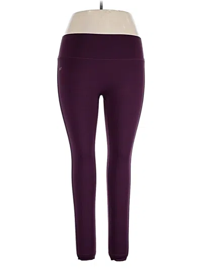 Pre-owned Set Active Active Pants In Purple