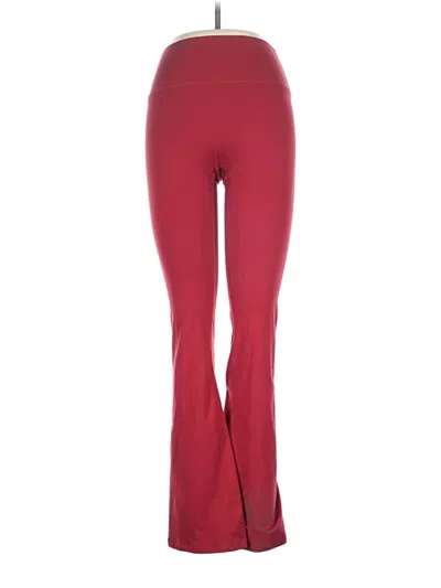 Pre-owned Set Active Active Pants In Red