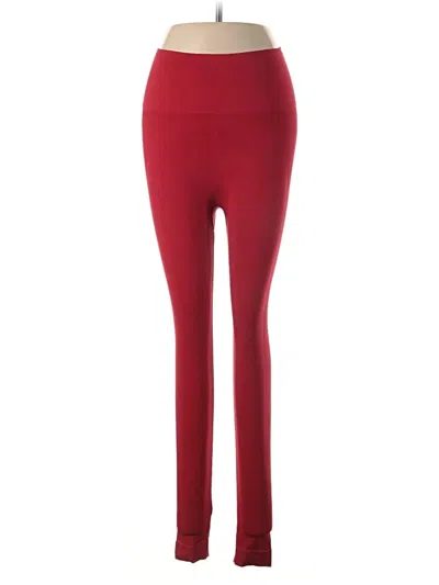 Pre-owned Set Active Active Pants In Red