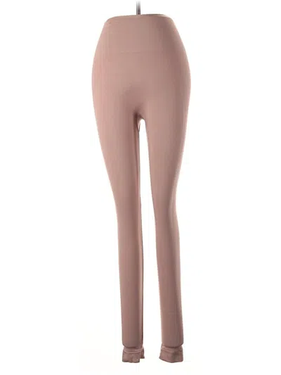 Pre-owned Set Active Active Pants In Tan