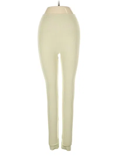 Pre-owned Set Active Active Pants In White