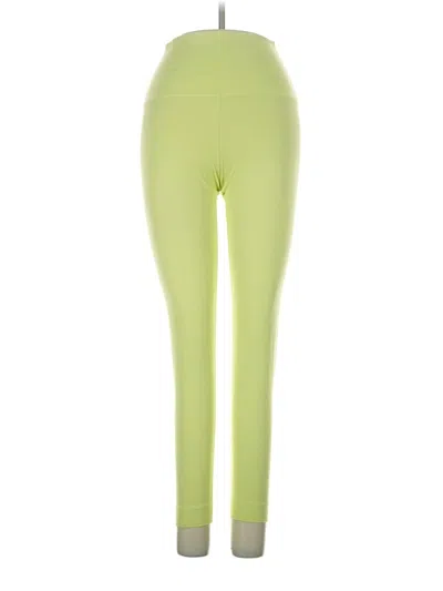 Pre-owned Set Active Active Pants In Yellow