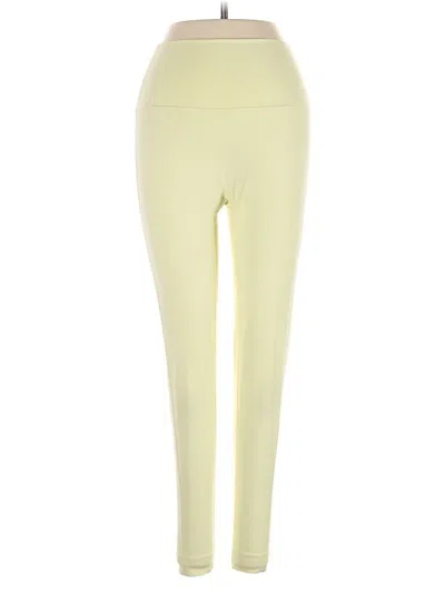 Pre-owned Set Active Active Pants In Yellow