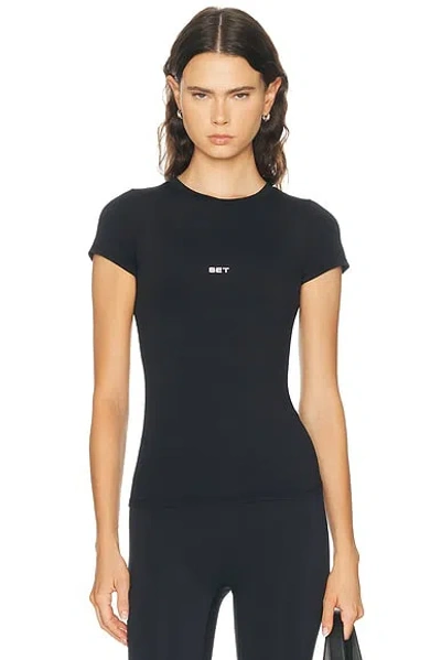 Set Active Aeraline Breathe Tee In Onyx
