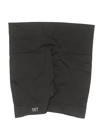 Pre-owned Set Active Athletic Shorts In Black