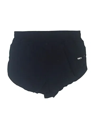 Pre-owned Set Active Athletic Shorts In Black