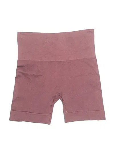Pre-owned Set Active Athletic Shorts In Burgundy