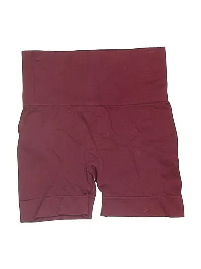 Pre-owned Set Active Athletic Shorts In Burgundy