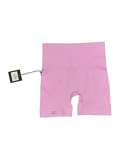 Set Active Athletic Shorts In Pink