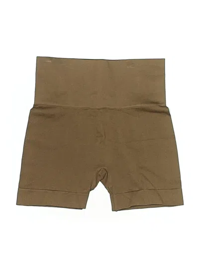 Pre-owned Set Active Athletic Shorts In Tan