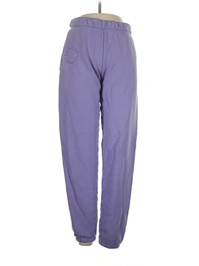 Pre-owned Set Active Casual Pants In Purple