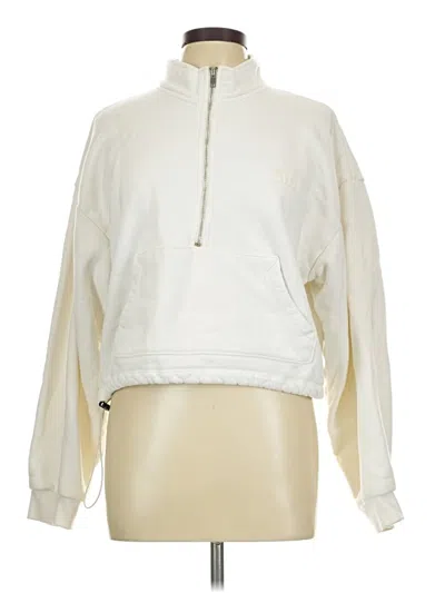 Pre-owned Set Active Fleece Jacket In Ivory