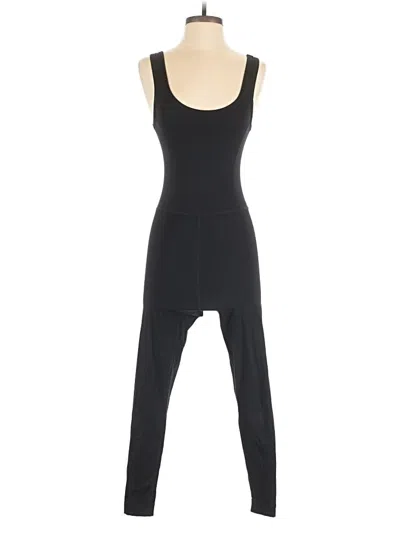 Pre-owned Set Active Jumpsuit In Black