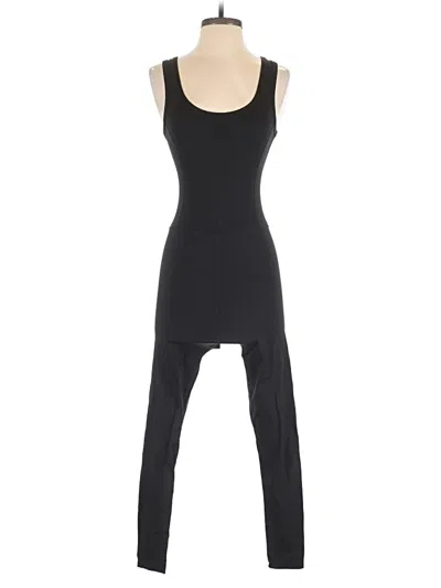 Pre-owned Set Active Jumpsuit In Black