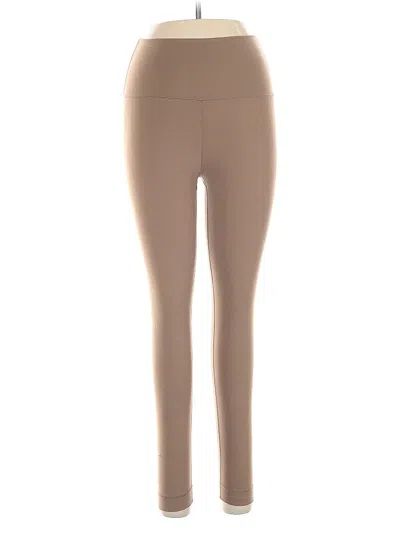Pre-owned Set Active Leggings In Brown