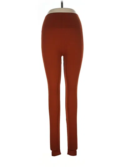 Pre-owned Set Active Leggings In Brown