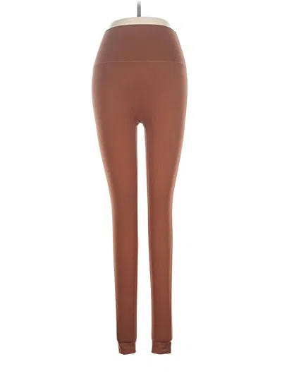 Pre-owned Set Active Leggings In Brown