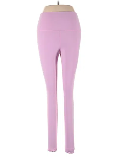 Pre-owned Set Active Leggings In Purple