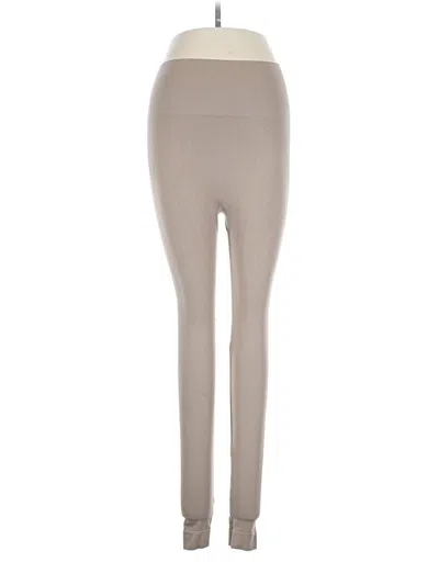 Pre-owned Set Active Leggings In Tan