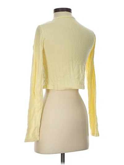 Pre-owned Set Active Long Sleeve Top Yellow Turtleneck Tops