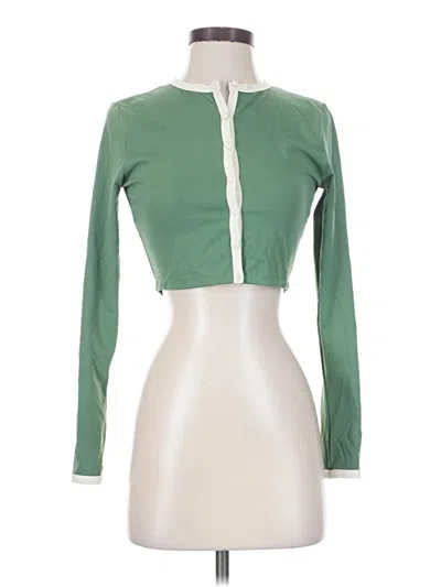 Pre-owned Set Active Long Sleeve T-shirt In Green