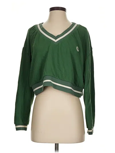Pre-owned Set Active Pullover Sweater In Green