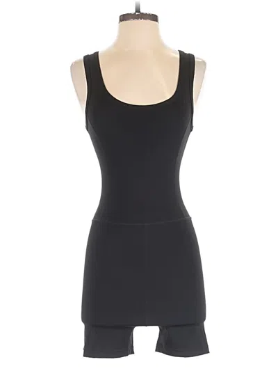 Pre-owned Set Active Romper In Black