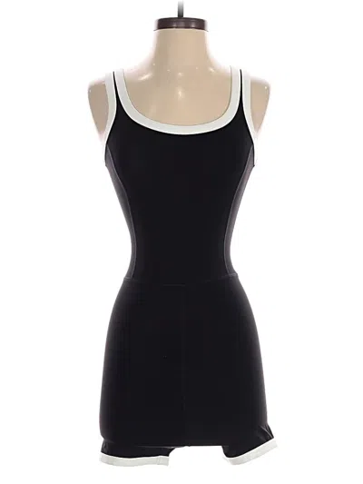 Pre-owned Set Active Romper In Black