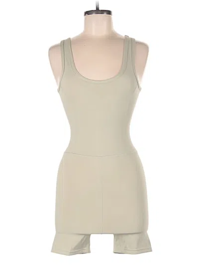 Pre-owned Set Active Romper In Brown