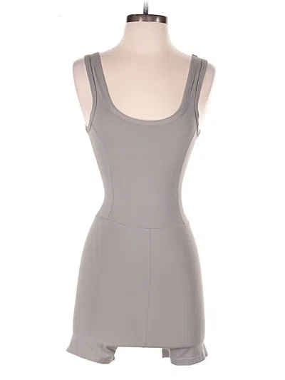 Pre-owned Set Active Romper In Gray