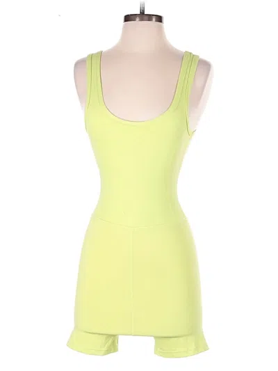 Pre-owned Set Active Romper In Green