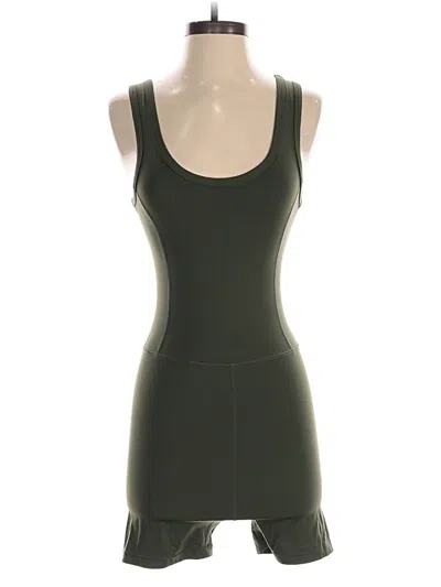 Pre-owned Set Active Romper In Green