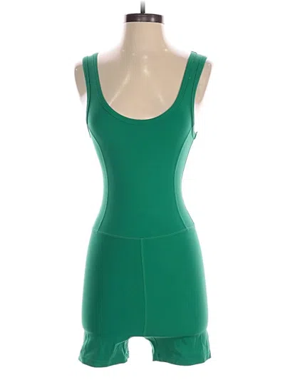 Pre-owned Set Active Romper In Green