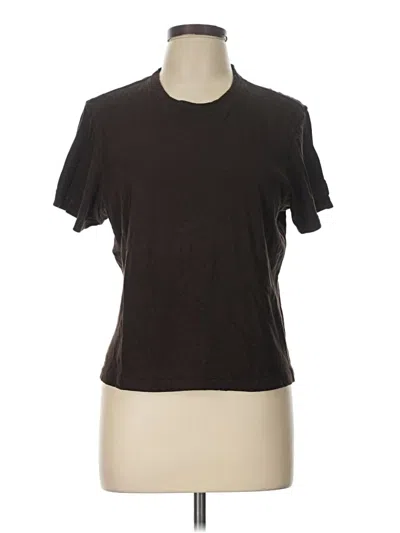 Pre-owned Set Active Short Sleeve T-shirt In Brown