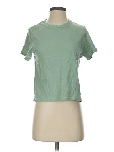Pre-owned Set Active Short Sleeve T-shirt In Green