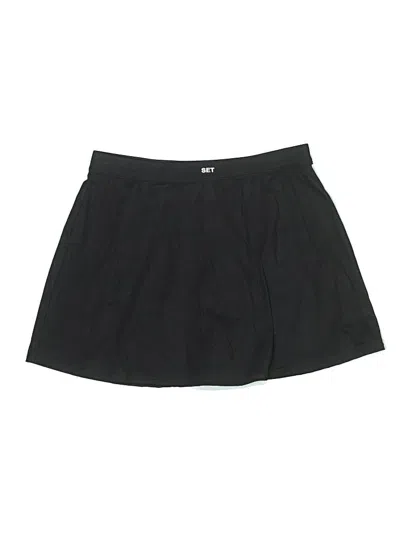 Pre-owned Set Active Skort In Black