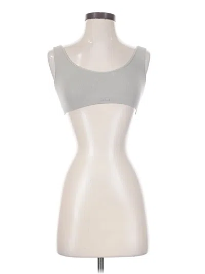 Pre-owned Set Active Sleeveless T-shirt In Silver