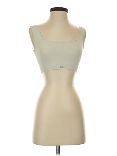 Pre-owned Set Active Sleeveless T-shirt In White